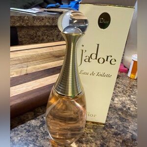 Christian Dior J'adore Eau de Toilette 3.4 oz in Decorative Bottle NEW